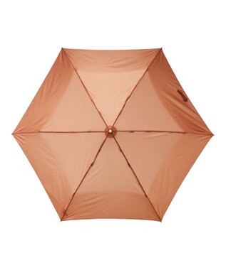 MOONBAT 【Pitaa】 pen プレーン 無地  折りたたみ傘 雨傘 超軽量 55cm ディープオレンジ（レンガ）