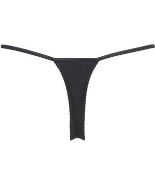 Wing Ｔバックショーツ Wing Lesiage 【2880シリーズ】 PB2880とペア アウターにひびきにくい はきこみ丈あさめ PF2882 ウイング／ワコール ブラック