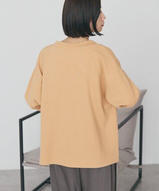 AMERICAN HOLIC Ｖネックスムース起毛プルオーバー Orange