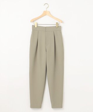 組曲 【洗える・ストレッチ】プランタンカラークロップド パンツ モカカーキ系