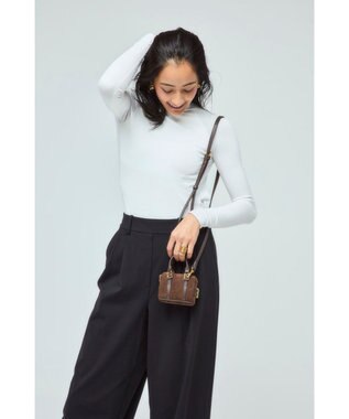 style code 【VerdeVari/ヴェルデヴァリ】TINYボストンバッグ（BOX付） ブラウン