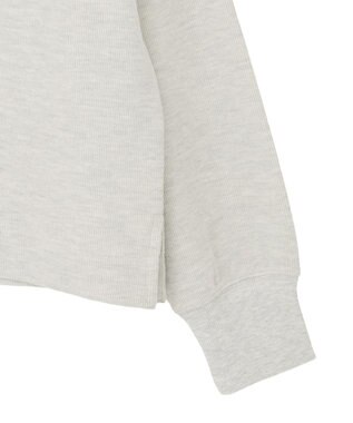 AMERICAN HOLIC Ｖネックスムース起毛プルオーバー Light Gray Mixture