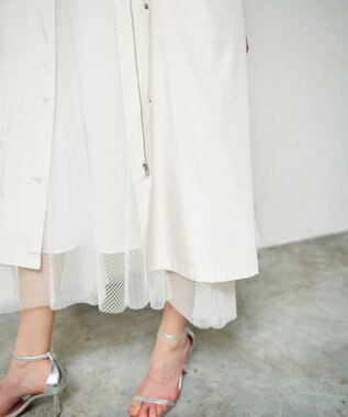 GRACE CONTINENTAL ミリタリーロングジレ キナリ