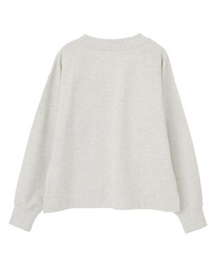 AMERICAN HOLIC Ｖネックスムース起毛プルオーバー Light Gray Mixture
