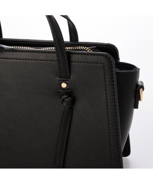 UNBILLION カシュカシュ cachecache / 結びハンドルバンドバッグ ブラック