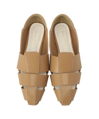 Green Parks グルカバブーシュパンプス Beige