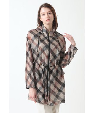 DAKS ハウスチェックシアー リップルコート