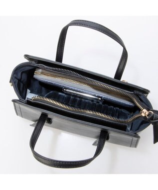 UNBILLION カシュカシュ cachecache / 結びハンドルバンドバッグ ブラック