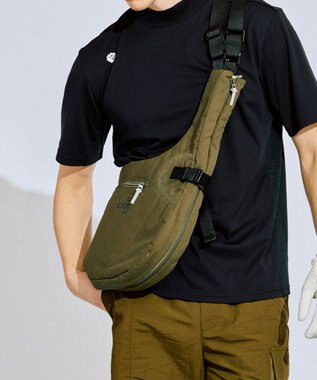 PW CIRCULUS 【GOLF OUT掲載アイテム】【着用可能BAG】【UNISEX】2WAY ウェアラブルバッグ  ゴルフ カーキ系