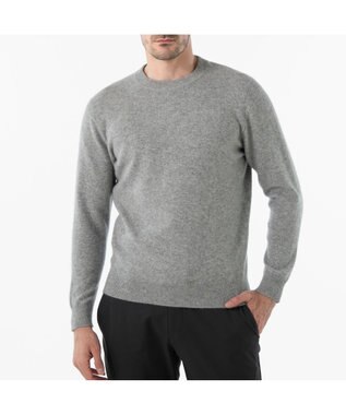 ZERO HALLIBURTON カシミヤ クルーネックニットトップス ZHG-M5A7 85122 グレー