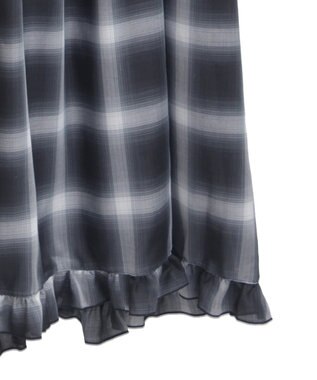 Green Parks ・Ｐｅｔｉｔ　Ｆｌｅｕｒ　オンブレーチェックキャミワンヒ Navy