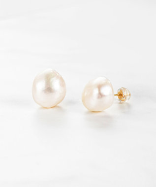 WEB限定】NOBLE PEARL PIERCED EARRINGS K18淡水パール ピアス / TOCCA