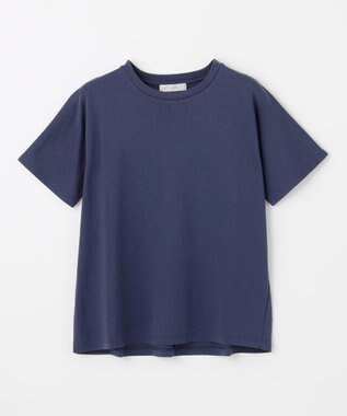 ANY 【新色追加/10色展開/洗濯機可/UVケア/接触冷感】プレミアムベーシック半袖Tシャツ ネイビー