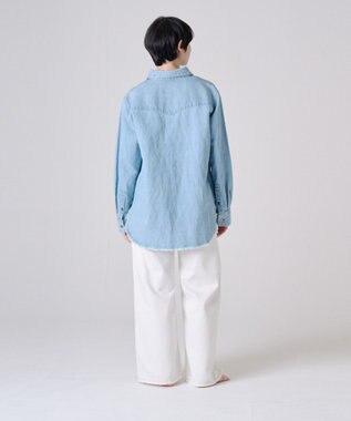 Ripo trenta anni STUDS デニムシャツ BLUE