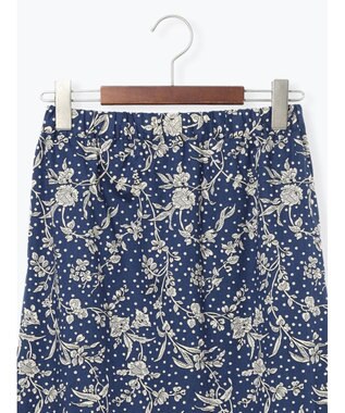 Te chichi 【LIBERTY FABRICS】フレアスカート ネイビー