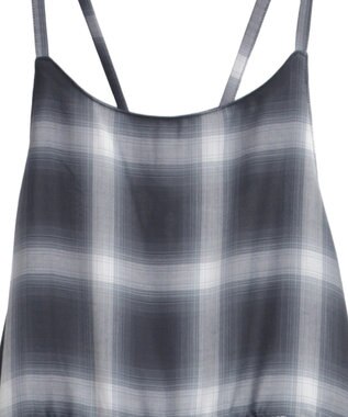 Green Parks ・Ｐｅｔｉｔ　Ｆｌｅｕｒ　オンブレーチェックキャミワンヒ Navy