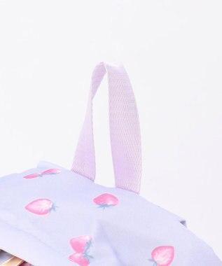 ANY KIDS 【Strawberry Collection】【10L容量】いちご総柄リュック ラベンダー