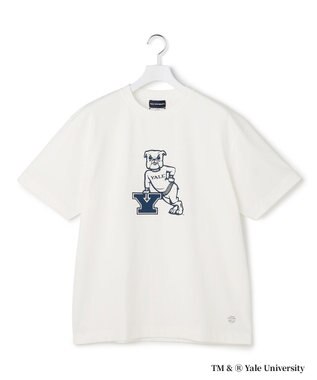 J.PRESS YORK STREET 【YALE別注】【UNISEX】ブルドッグ プリント Tシャツ ホワイト系