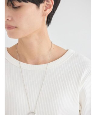 AMERICAN HOLIC 抗菌防臭針抜きテレコカットプルオーバー Off White