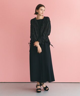 GRACE CONTINENTAL ラメチェックフーディー