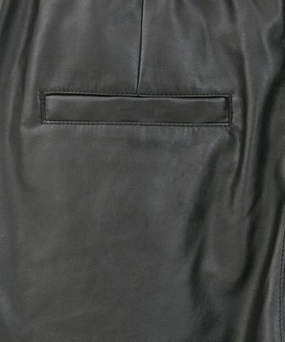 AMERICAN HOLIC フェイクレザーハーフパンツ Black