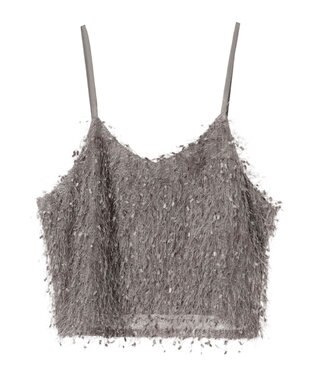 Green Parks テープヤーンキャミビスチェ Gray