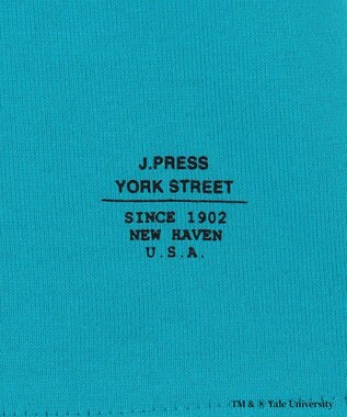 J.PRESS YORK STREET 【YALE別注】【UNISEX】ブルドッグ プリント Tシャツ ブルー系