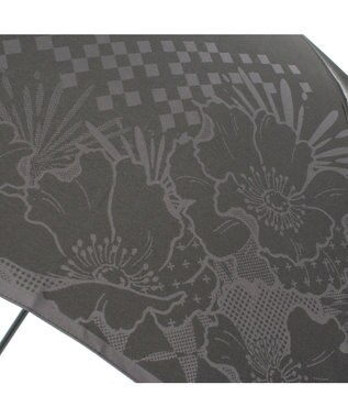 槇田商店 monotone 花 ブラック 長傘 クロ