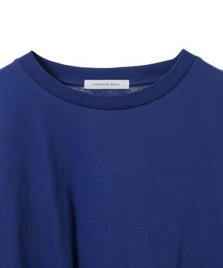 AMERICAN HOLIC ドルマンギャザースリーブカットプルオーバー Blue