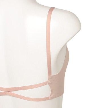 Chacott バッククロス ブラトップ（フリーカット） ヌードピンク
