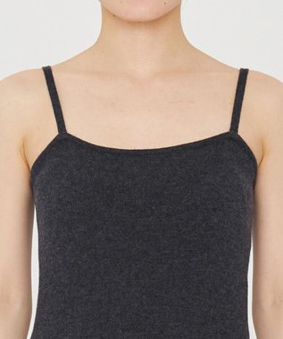 uncrave 【手洗い可】ウール ナイロン ニット ワンピース（uncrave STANDARD） チャコール