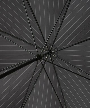 MOONBAT POLO RALPH LAUREN メンズ 長傘 ストライプ×BEAR 65cm チャコールグレー