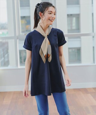 Tiaclasse 【小倉優子さん着用・選べる柄タイプ】大判スカーフ Bベージュ