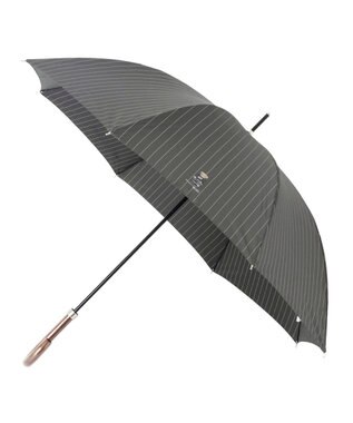 MOONBAT POLO RALPH LAUREN メンズ 長傘 ストライプ×BEAR 65cm チャコールグレー