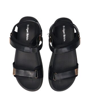Bridget Birkin 【Bridget Birkin】ダブルベルトスポーツサンダル ブラック