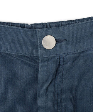 23区 S 【滝沢眞規子さん着用/洗える】コットン コーデュロイ ワイド パンツ ダルブルー系