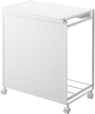 tower 蓋付き目隠し分別ダストワゴン タワー 3分別 ホワイト ホワイト