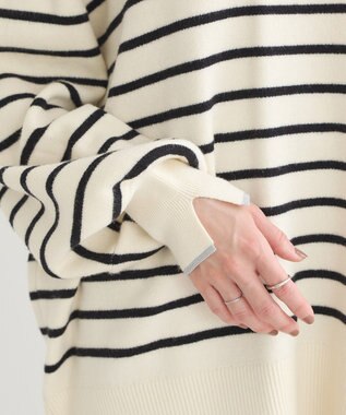 earth music&ecology やわらかタッチチュニック Border