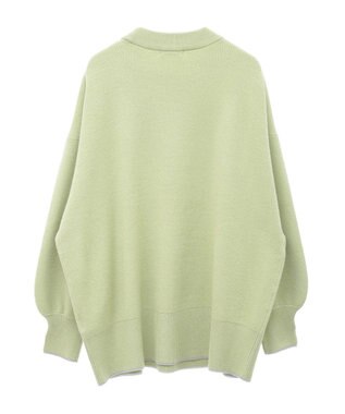 earth music&ecology やわらかタッチチュニック Lime Green