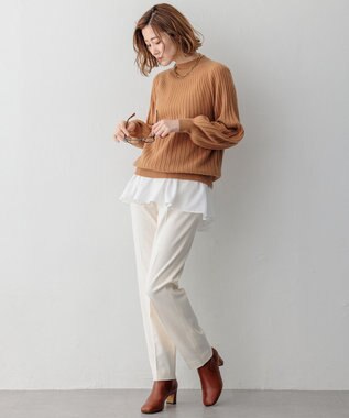 23区 ショート ヒール ブーツ ブラウン系