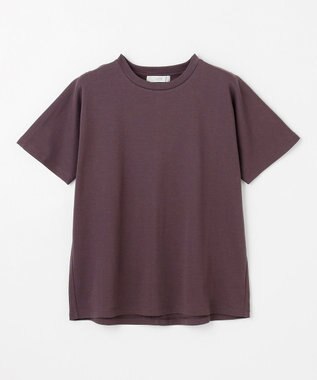 ANY 【新色追加/10色展開/洗濯機可/UVケア/接触冷感】プレミアムベーシック半袖Tシャツ ブラウン