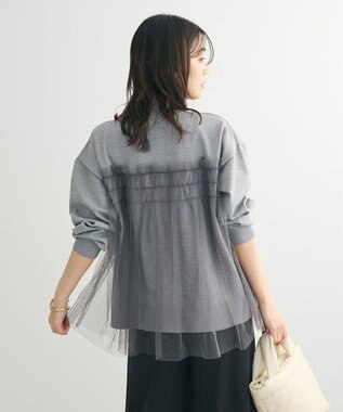 Green Parks チュールドッキングプルオーバー Gray