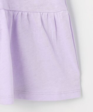 ANY KIDS 【綿100%/接触冷感】ひんやり ティアードチュニック ラベンダー