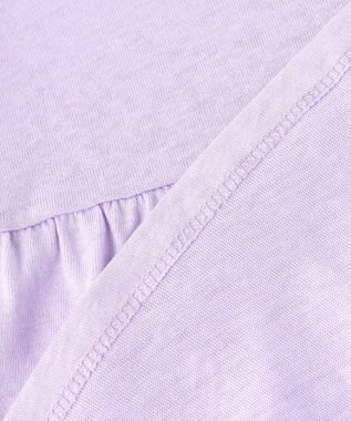 ANY KIDS 【綿100%/接触冷感】ひんやり ティアードチュニック ラベンダー