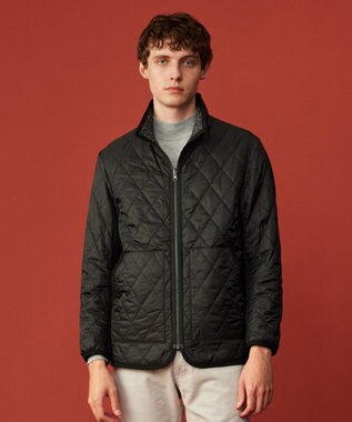 JOSEPH ABBOUD 【キング・洗える/リバーシブル/まるでニット】ツィーディーフリース ジャケット ブラック系