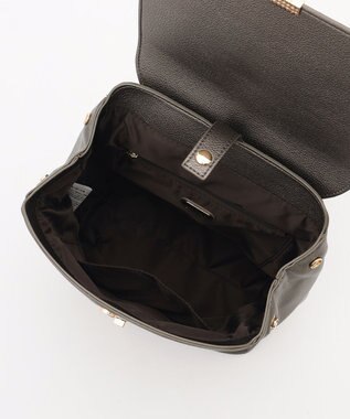 LA BAGAGERIE フロント金具デイリーリュック ガンメタリック