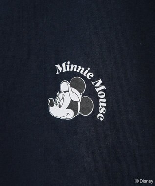 Green Parks ミッキー＆フレンズ／袖リボンショートプルオーバー Navy