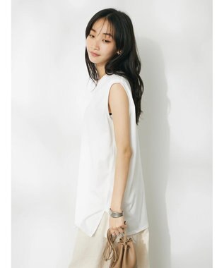 CRAFT STANDARD BOUTIQUE ＧＥＮＩＡＬ　プリントタンクトップ Off White