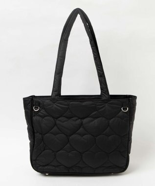 WEGO 【痛バ＆推し活グッズ】ときめきキルティング痛バッグS ブラック