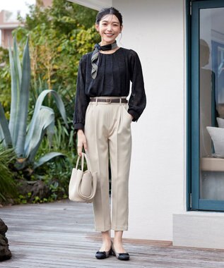 Tiaclasse 【小倉優子さん着用・選べる柄タイプ】大判スカーフ Bグレーブルー